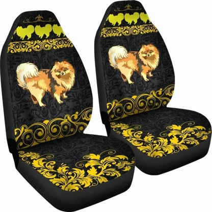 Pomeranian Car Seat Covers 08 195016 - YourCarButBetter