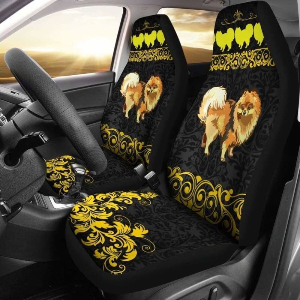 Pomeranian Car Seat Covers 08 195016 - YourCarButBetter