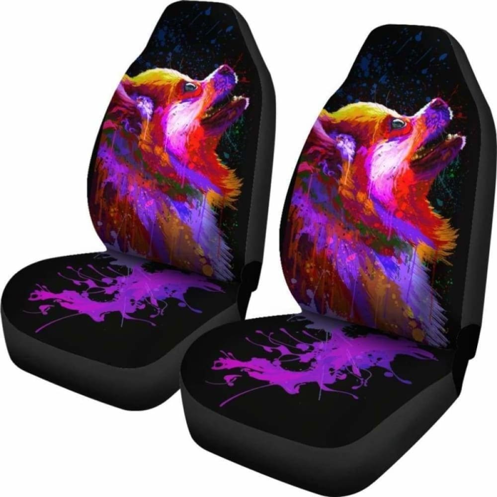 Pomeranian Car Seat Covers 16 195016 - YourCarButBetter