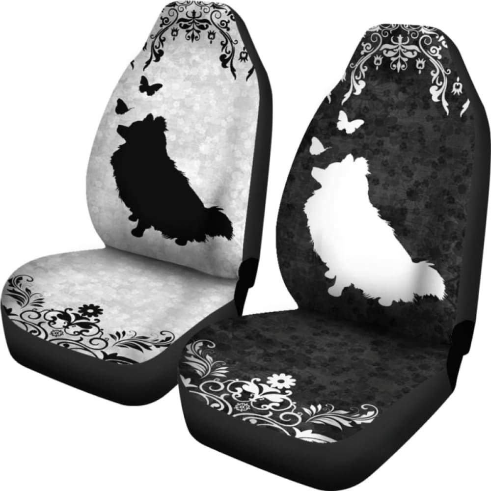 Pomeranian Car Seat Covers 195016 - YourCarButBetter