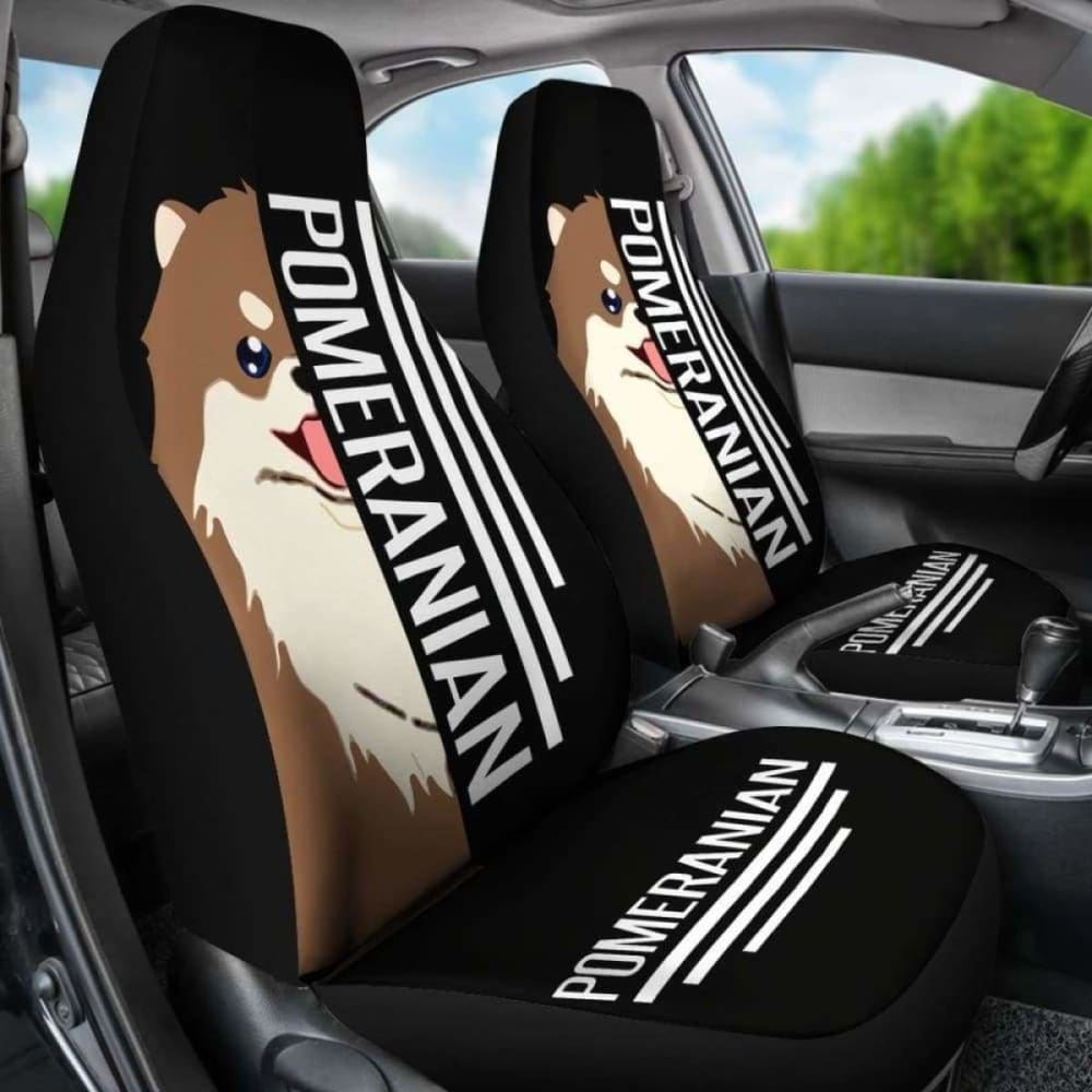 Pomeranian Car Seat Covers 23 195016 - YourCarButBetter