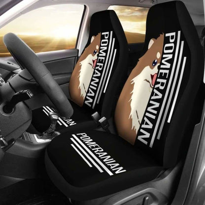 Pomeranian Car Seat Covers 23 195016 - YourCarButBetter
