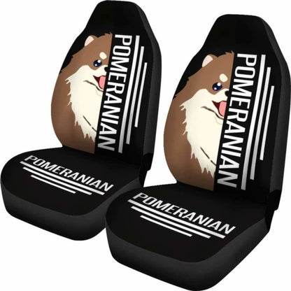 Pomeranian Car Seat Covers 23 195016 - YourCarButBetter
