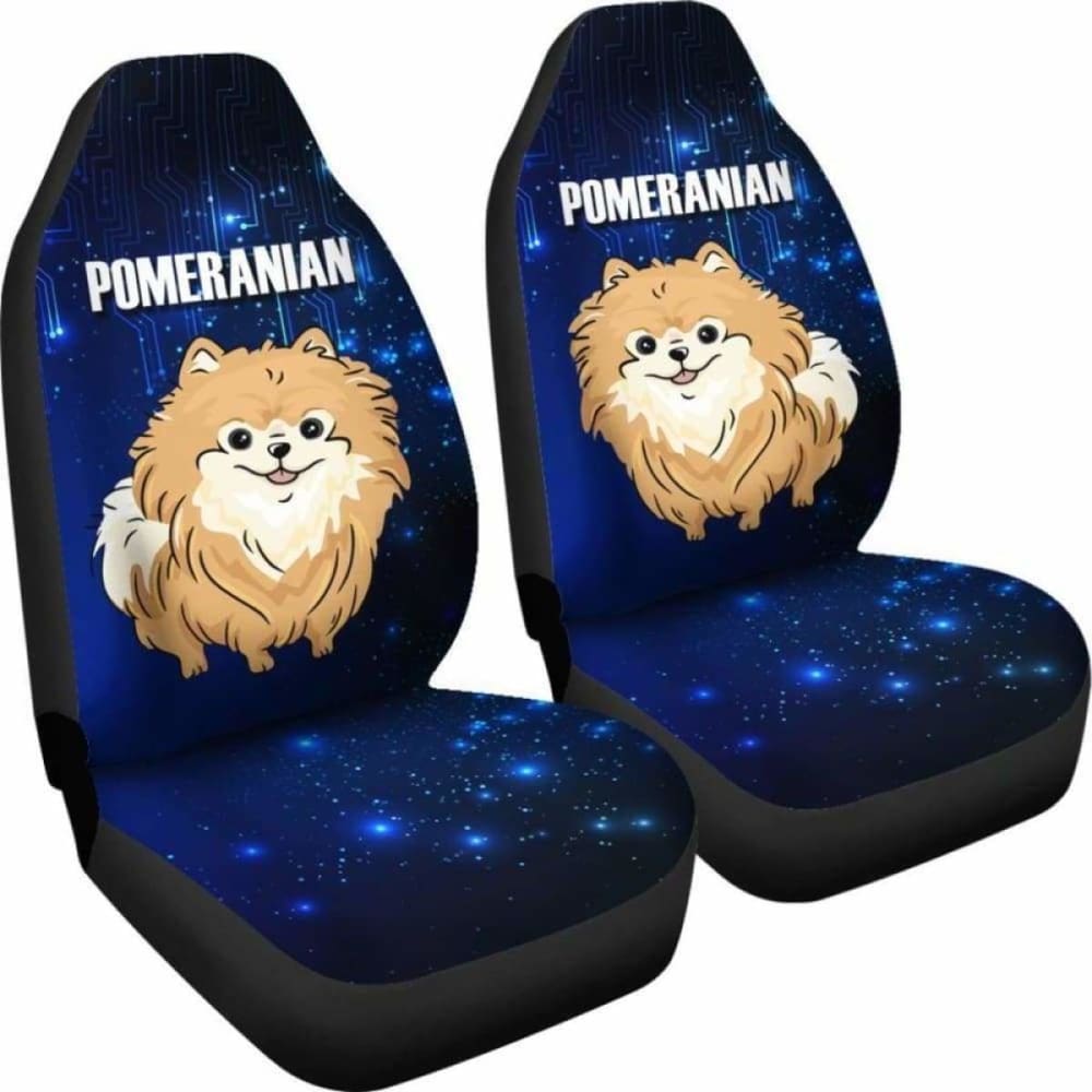Pomeranian Car Seat Covers 6 195016 - YourCarButBetter