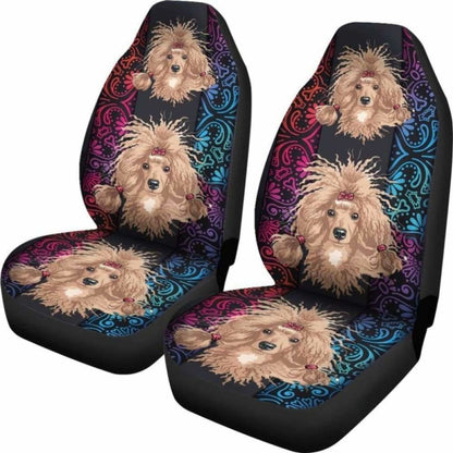 Poodle Car Seat Covers 08 110424 - YourCarButBetter