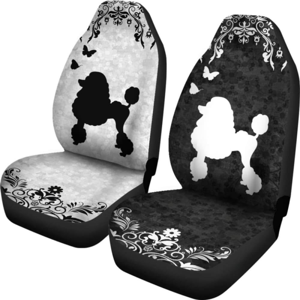 Poodle - Car Seat Covers 110424 - YourCarButBetter