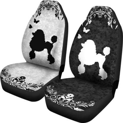 Poodle - Car Seat Covers 110424 - YourCarButBetter