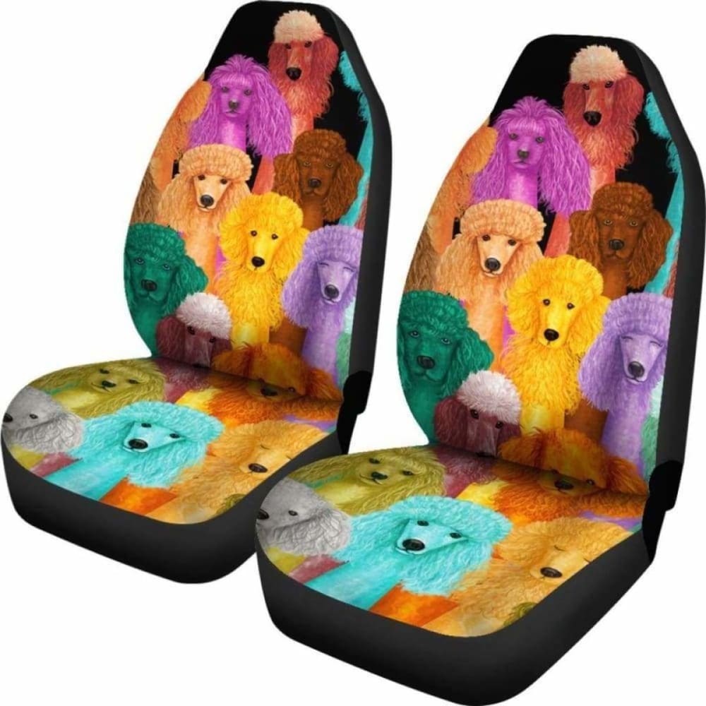 Poodle Car Seat Covers 15 110424 - YourCarButBetter