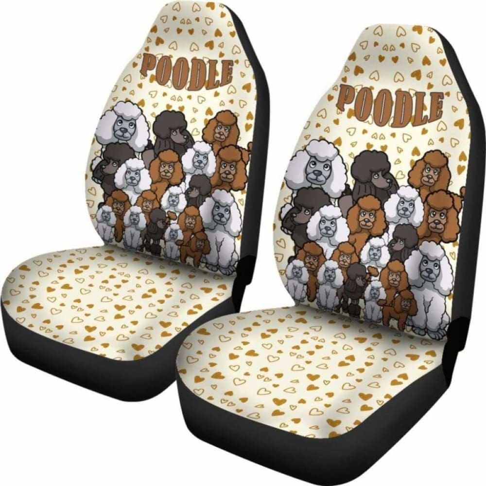 Poodle Car Seat Covers 16 110424 - YourCarButBetter