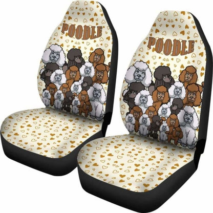 Poodle Car Seat Covers 16 110424 - YourCarButBetter