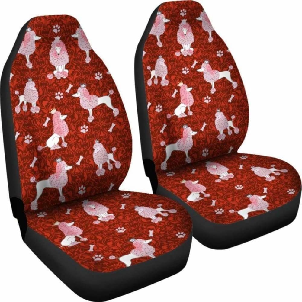Poodle Car Seat Covers 20 110424 - YourCarButBetter