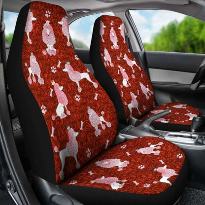 Poodle Car Seat Covers 20 110424 - YourCarButBetter