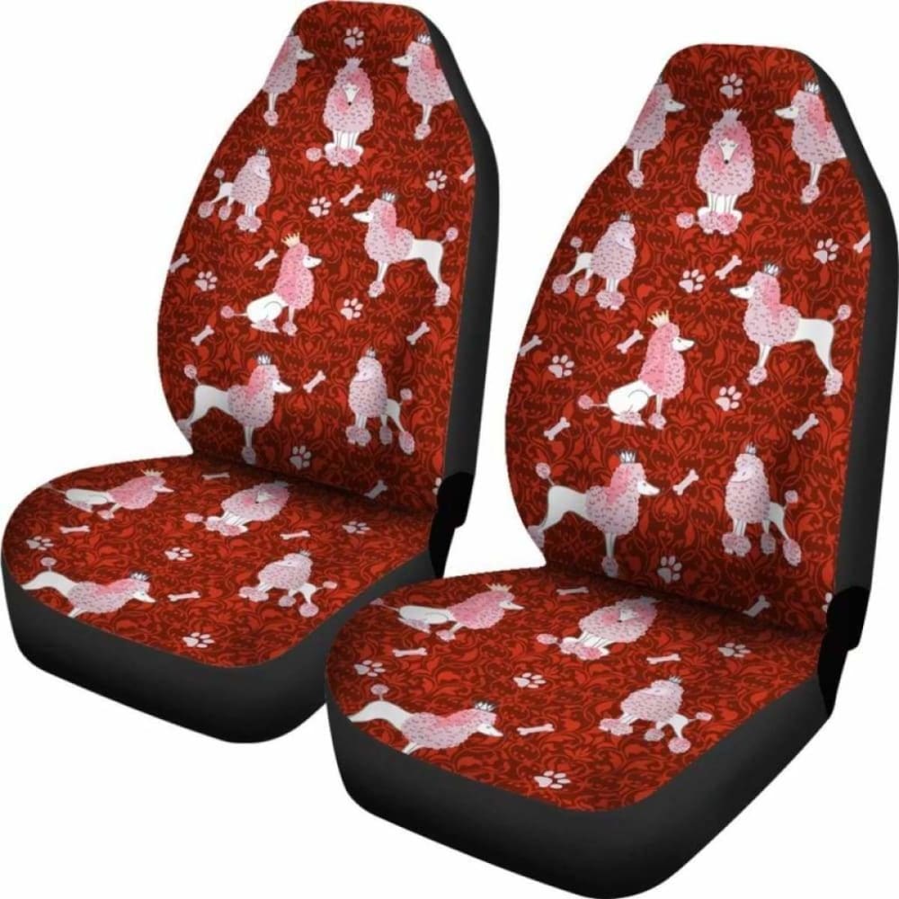 Poodle Car Seat Covers 20 110424 - YourCarButBetter
