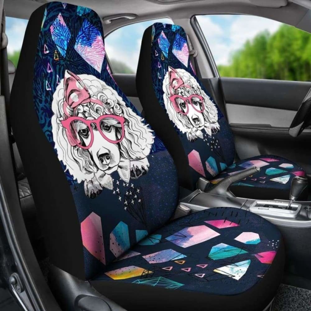 Poodle Car Seat Covers 5 110424 - YourCarButBetter