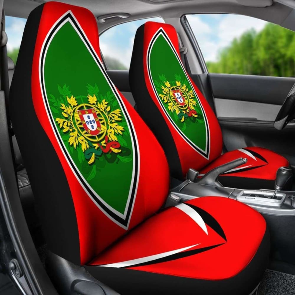 Portugal Car Seat Covers - Portugal Coat Of Arms - 105905 - YourCarButBetter