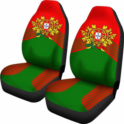 Portugal Green Coat Of Arms Car Seat Covers Amazing 105905 - YourCarButBetter