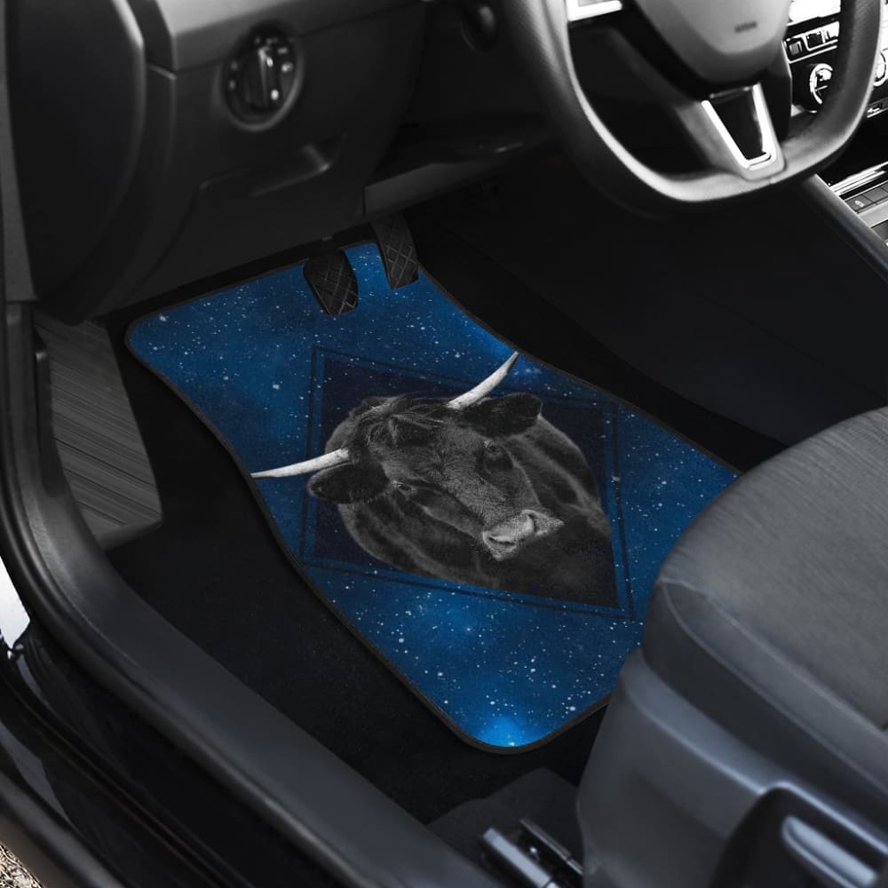 Powerful Bull Galaxy For Bull Cow Lovers Car Floor Mats 212102 - YourCarButBetter