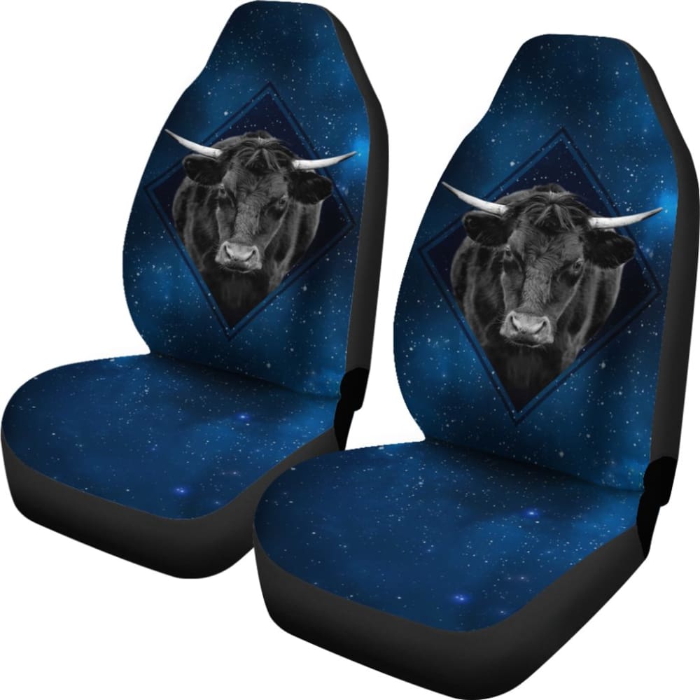 Powerful Bull Galaxy For Bull Cow Lovers Car Seat Covers 212102 - YourCarButBetter