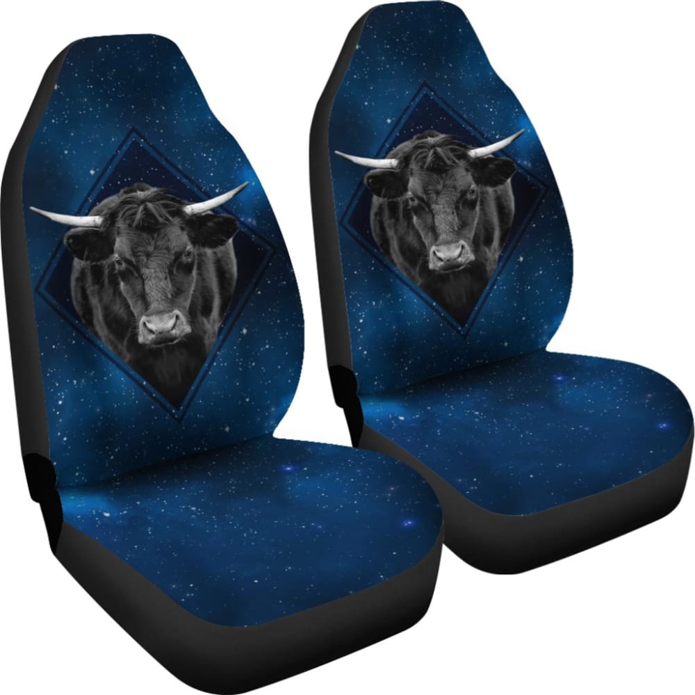 Powerful Bull Galaxy For Bull Cow Lovers Car Seat Covers 212102 - YourCarButBetter