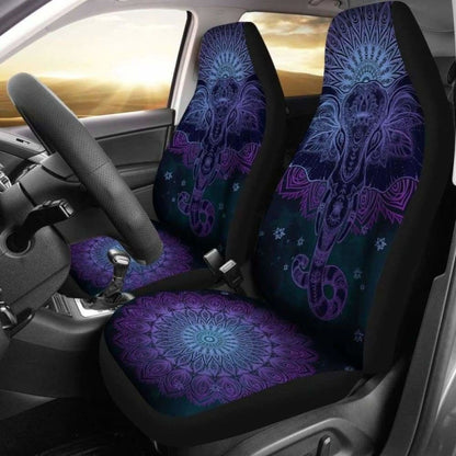 Premium Elephant Mandala Car Seat Covers 202820 - YourCarButBetter