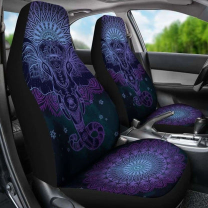 Premium Elephant Mandala Car Seat Covers 202820 - YourCarButBetter