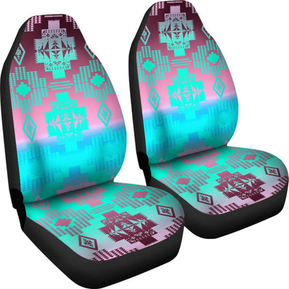 Pretty Sunset Clouds Car Seat Covers 550317 - YourCarButBetter