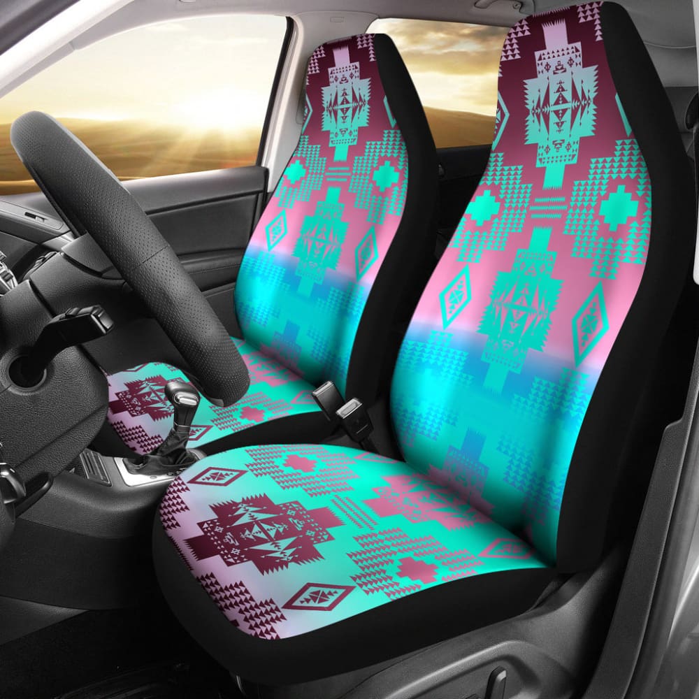 Pretty Sunset Clouds Car Seat Covers 550317 - YourCarButBetter