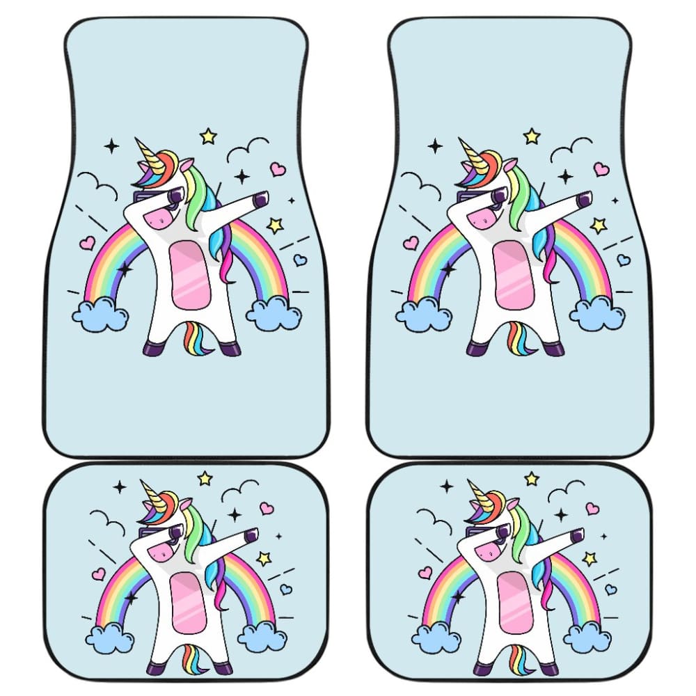 Pride LGBT Custom Funny Unicorn Love Car Floor Mats 211204 - YourCarButBetter