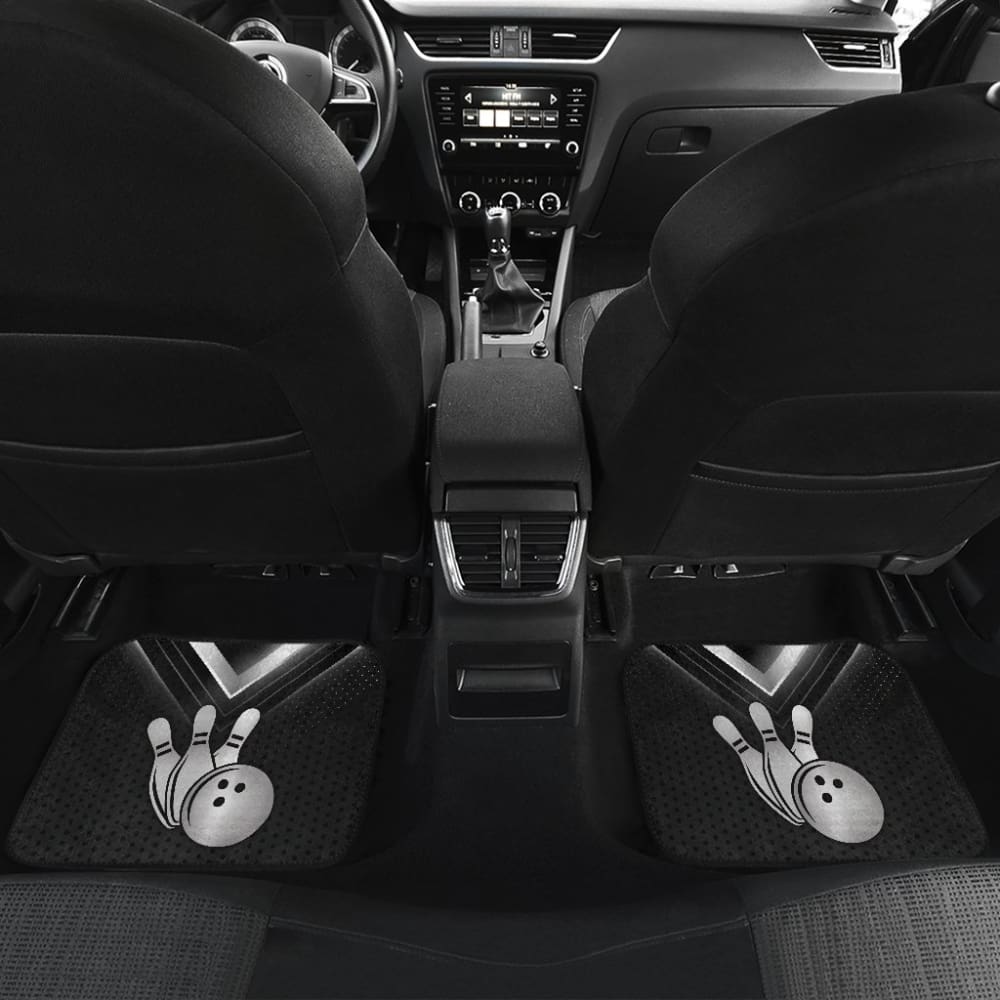 Print Bowling Universal Fit Car Floor Mats 211008 - YourCarButBetter