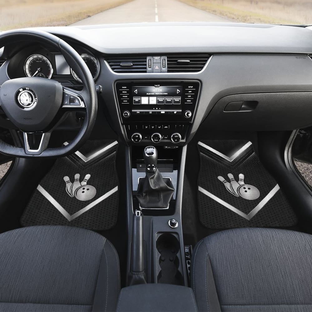 Print Bowling Universal Fit Car Floor Mats 211008 - YourCarButBetter