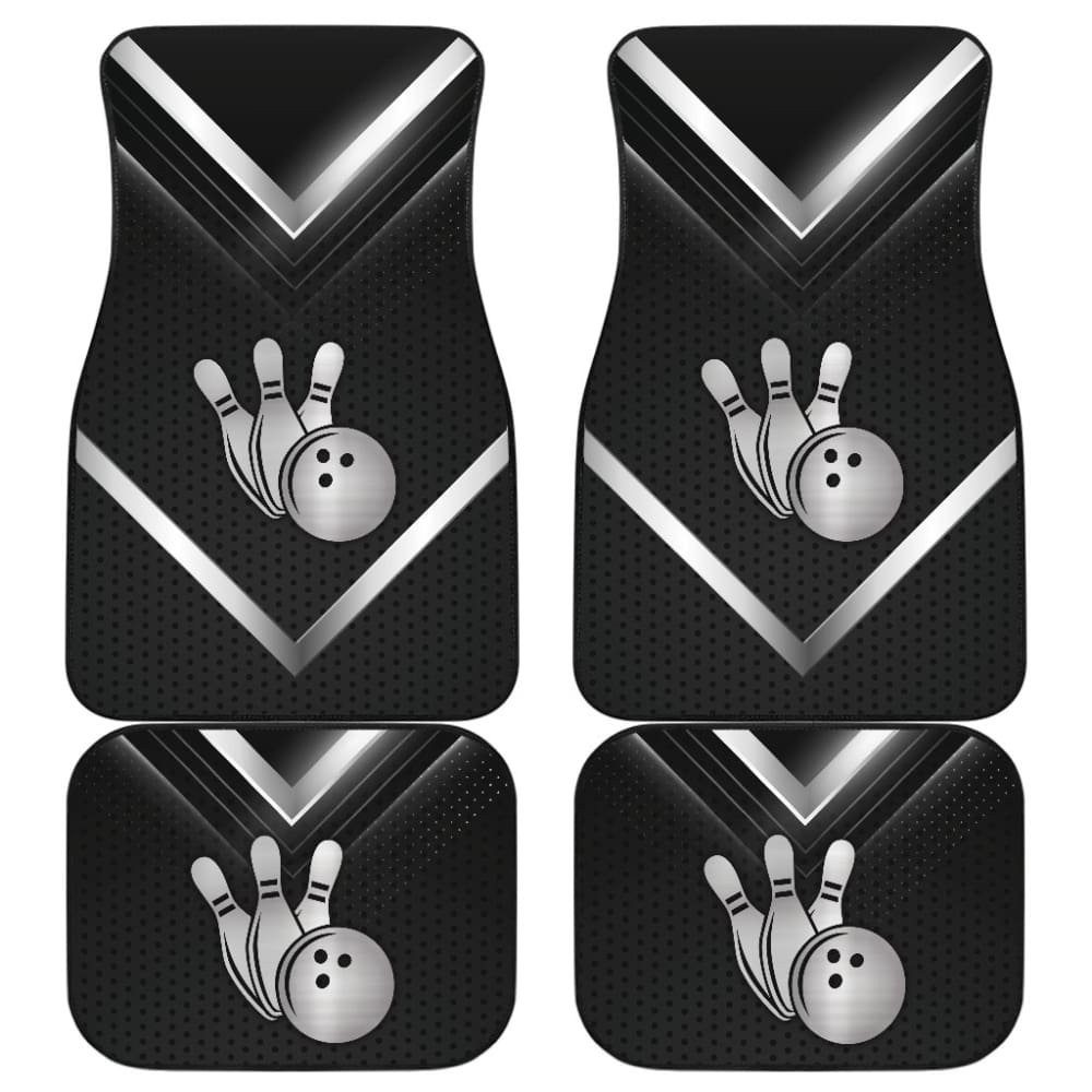 Print Bowling Universal Fit Car Floor Mats 211008 - YourCarButBetter