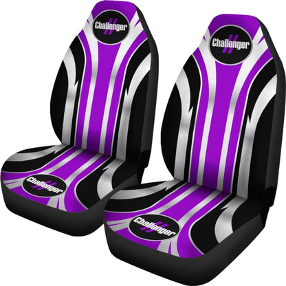 Printing Purple Dodge Challenger Car Seat Covers 211803 - YourCarButBetter