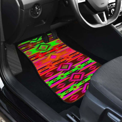 Psychedelic Car Floor Mats 192609 - YourCarButBetter