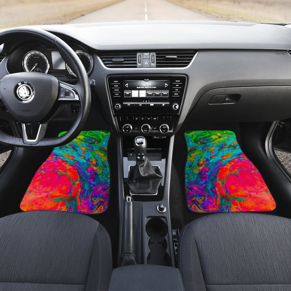 Psychedelic Space Car Mat 550317 - YourCarButBetter