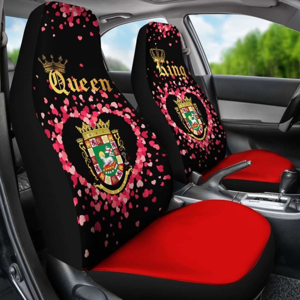 Puerto Rico Car Seat Cover Couple King/Queen (Set Of Two) 221205 - YourCarButBetter