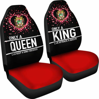 Puerto Rico Car Seat Covers Couple Valentine Nothing Make Sense (Set Of Two) 221205 - YourCarButBetter