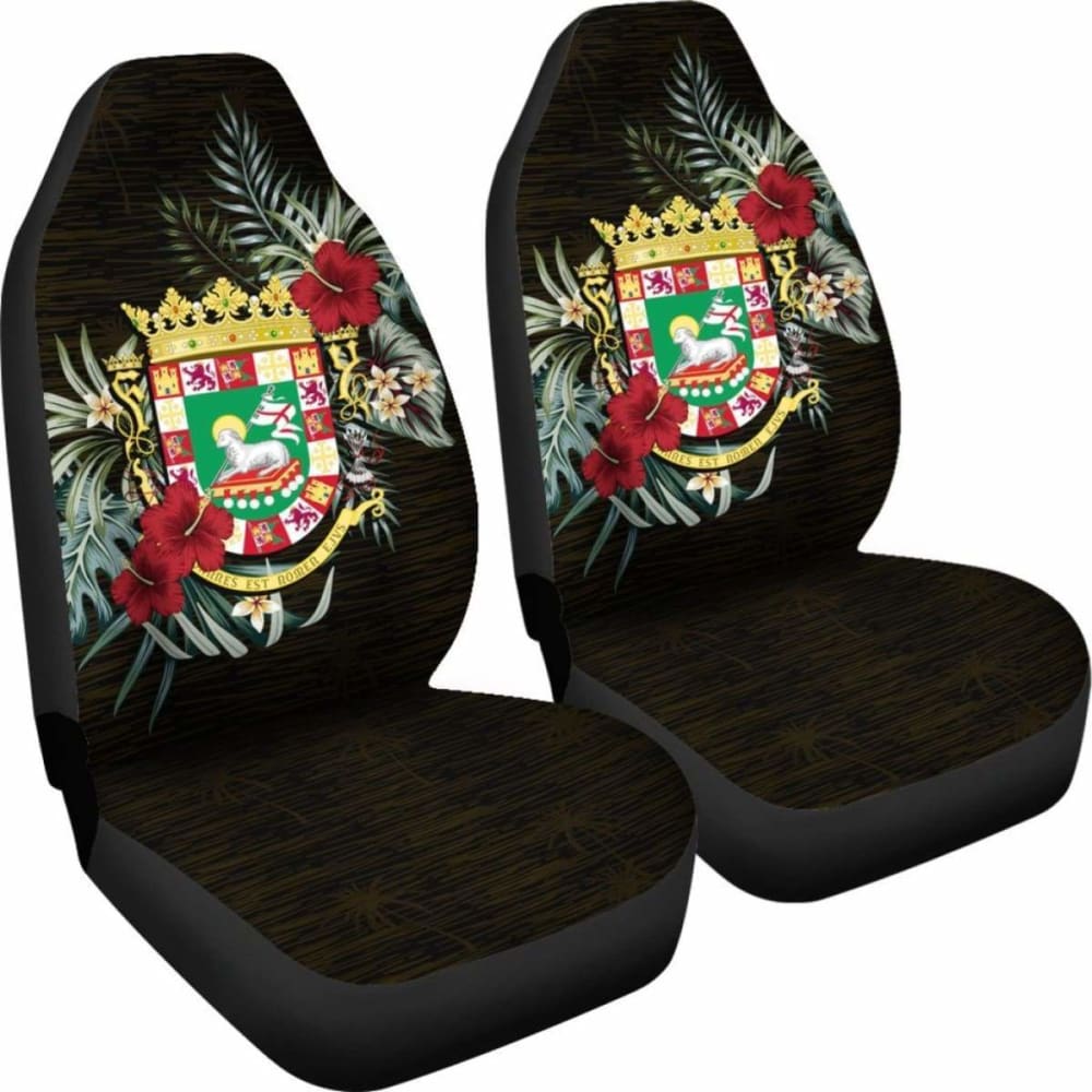 Puerto Rico Hibiscus Car Seat Covers 7 232125 - YourCarButBetter