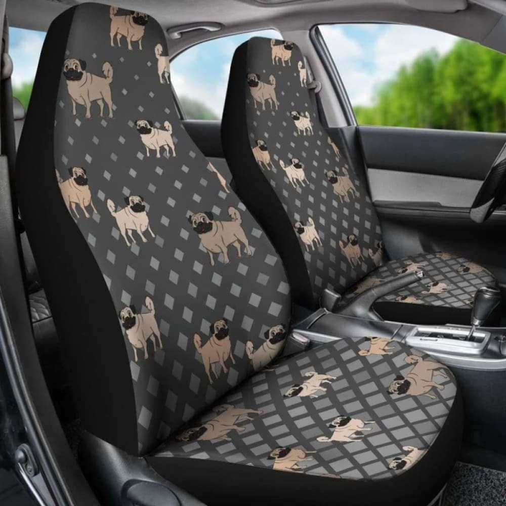 Pug Car Seat Cover 102918 - YourCarButBetter