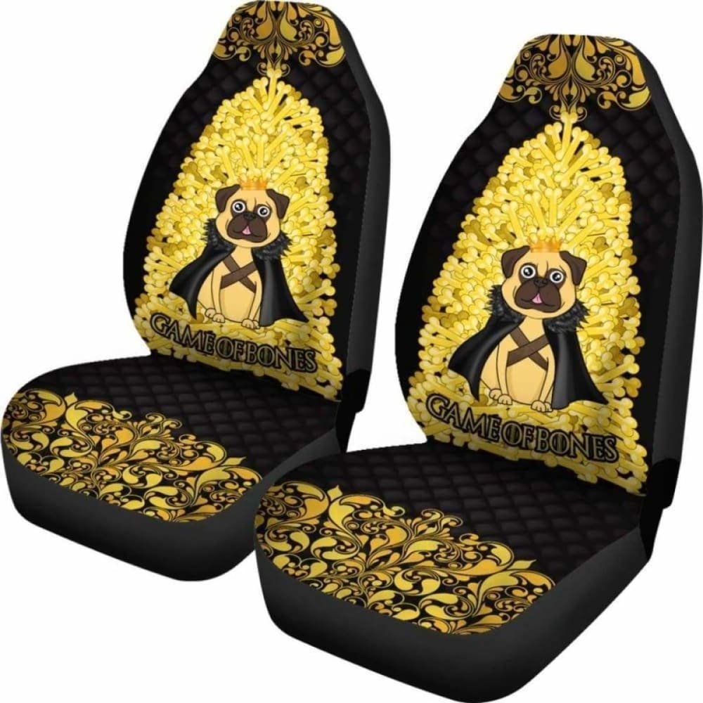 Pug Car Seat Covers 01 102918 - YourCarButBetter
