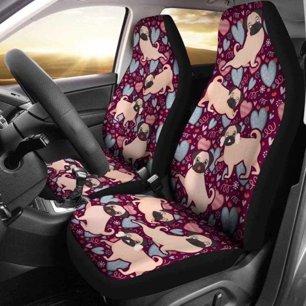 Pug Car Seat Covers 03 102918 - YourCarButBetter