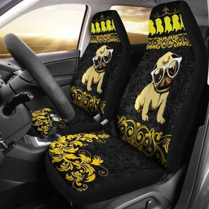 Pug Car Seat Covers 08 102918 - YourCarButBetter