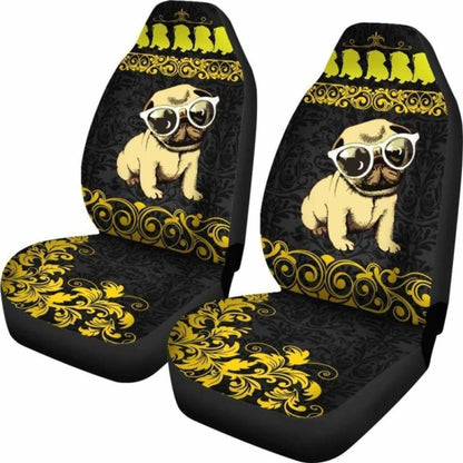 Pug Car Seat Covers 08 102918 - YourCarButBetter
