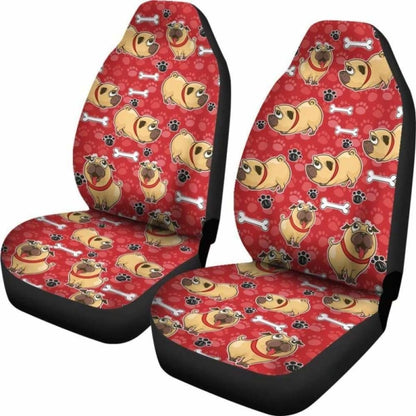 Pug Car Seat Covers 09 102918 - YourCarButBetter