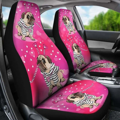 Pug Car Seat Covers 10 102918 - YourCarButBetter
