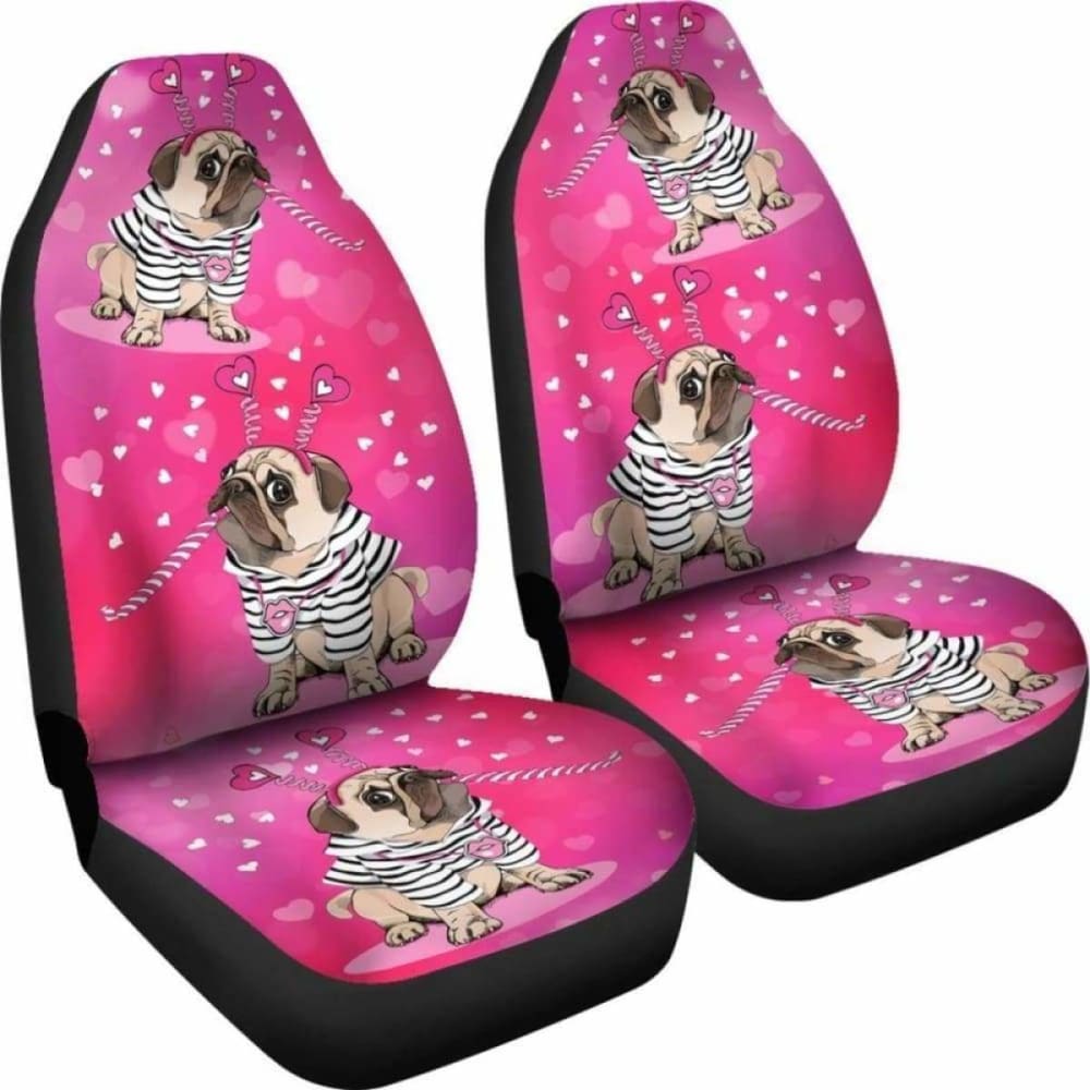Pug Car Seat Covers 10 102918 - YourCarButBetter