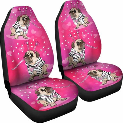 Pug Car Seat Covers 10 102918 - YourCarButBetter