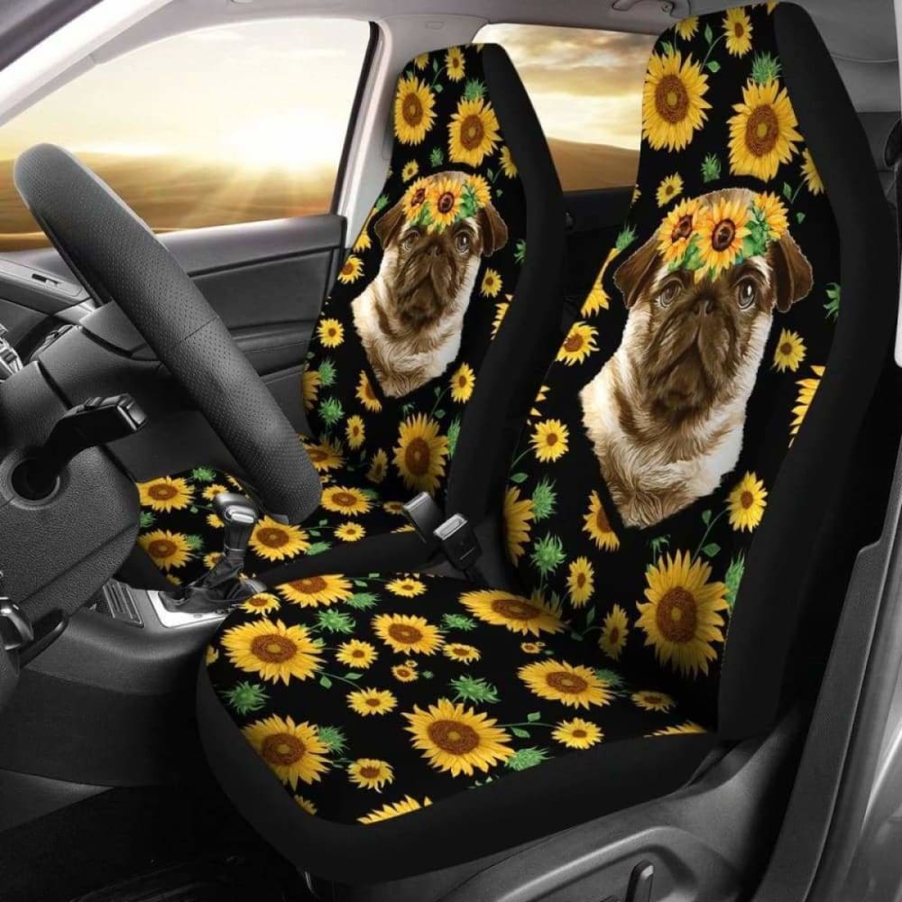 Pug Car Seat Covers 102918 - YourCarButBetter