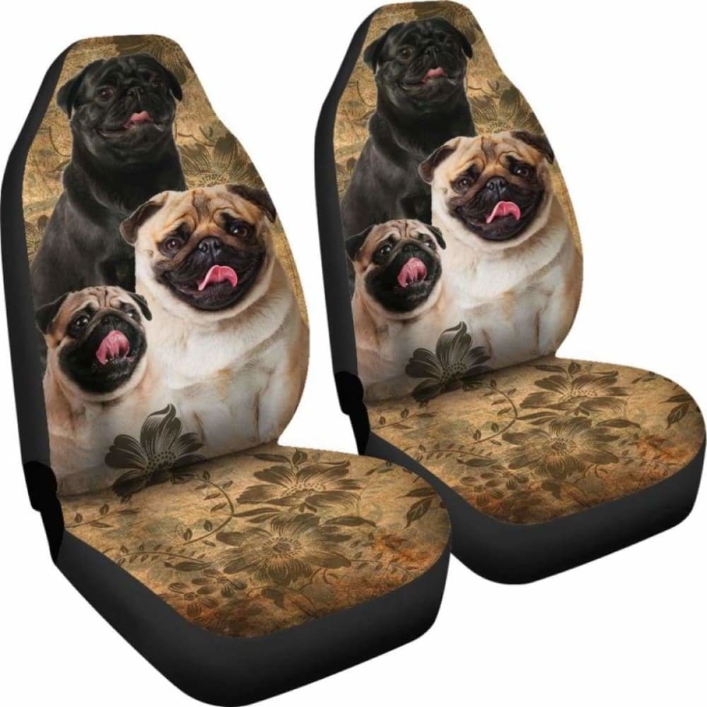 Pug Car Seat Covers 102918 - YourCarButBetter