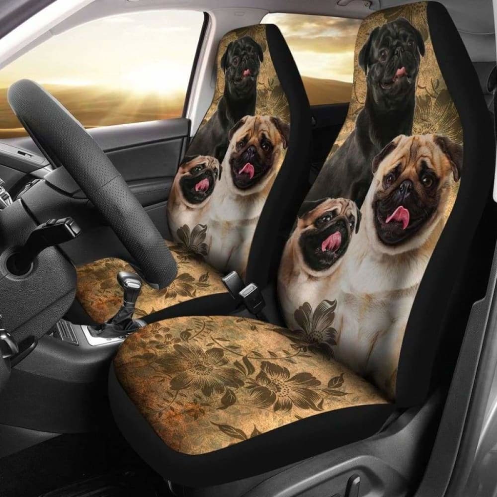 Pug Car Seat Covers 102918 - YourCarButBetter