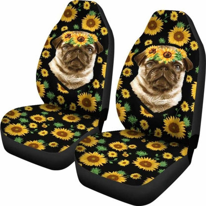 Pug Car Seat Covers 102918 - YourCarButBetter